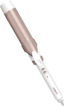 Conair Double Ceramic 1 ½-Inch Curling Iron, 1 ½-Inch Barrel Creates Soft Waves & Curls, Hair Curler for Use on Medium & Long Hair, White/Rose Gold