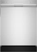 Sharp SDW6504MS Stainless Steel Dishwasher, 24-inch Pocket Handle, 52 dB, Hybrid Tub, 12 Place Settings, 5 Cycles, Heated Dry