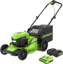 Greenworks 48V (24V x 2) 20" Brushless Cordless (Push) Lawn Mower (LED Headlight), (2) 4.0Ah Batteries and Dual Port Rapid Charger Included (200+ Compatible Tools)