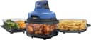Ninja Crispi 5-in-1 Portable Glass Air Fryer Cooking System, 1500W, 6-Cup, 4-Quart & 2.5-Quart TempWare Containers With Lids, Microwave, Freezer & Dishwasher Safe, Blue, FN103CO