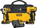 DEWALT 20V MAX Cordless Drill and Impact Driver, Power Tool Combo Kit , Includes 2 Batteries, Charger and Bag (DCK240C2)