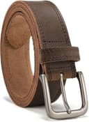 CHAOREN Full Grain Leather Belt for Men, Work Belts for Men Heavy Duty, Daily Wear for Jeans Pants